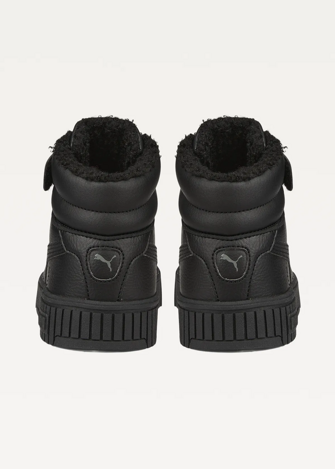 Високі кросівки дитячі PUMA Carina 2.0 Mid WTR PS чорного кольору