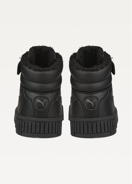 Високі кросівки дитячі PUMA Carina 2.0 Mid WTR PS чорного кольору