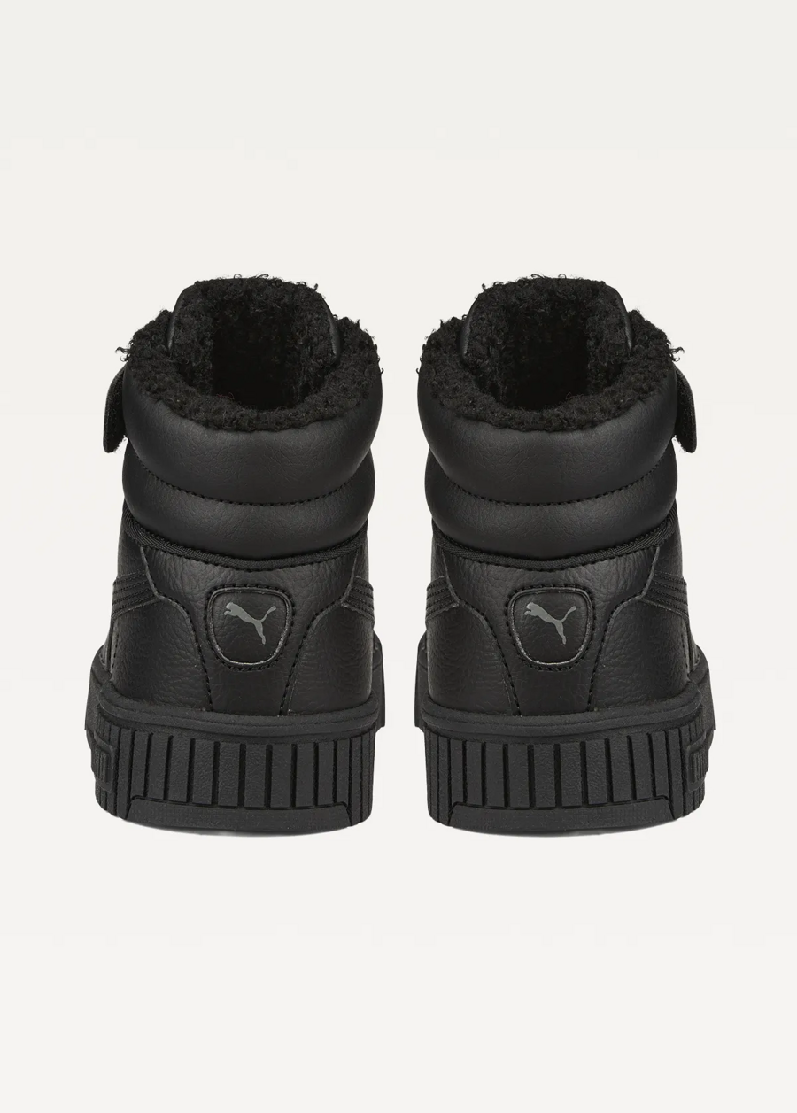 Високі кросівки дитячі PUMA Carina 2.0 Mid WTR PS чорного кольору