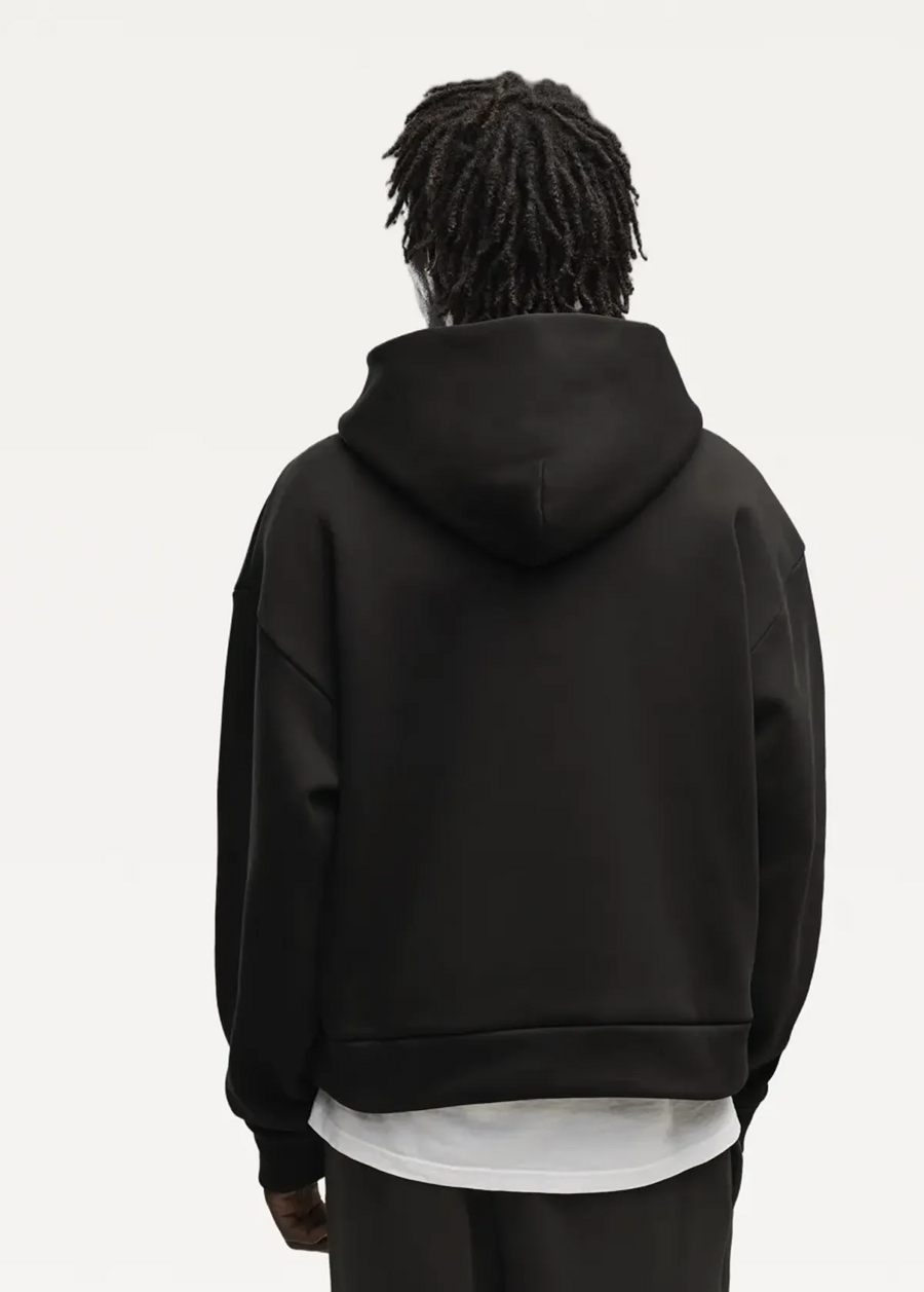 Худи мужское PUMA ESS Heavy Fleece Boxy Hoodie черного цвета