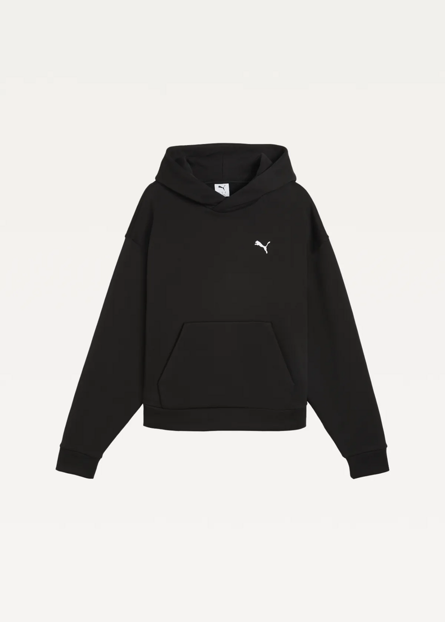Худи мужское PUMA ESS Heavy Fleece Boxy Hoodie черного цвета
