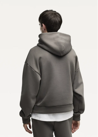 Худи мужское PUMA ESS Heavy Fleece Boxy Hoodie Mouse Gray