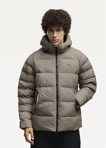 Куртка чоловіча PUMA Mono Hooded Jacket Mouse Gray