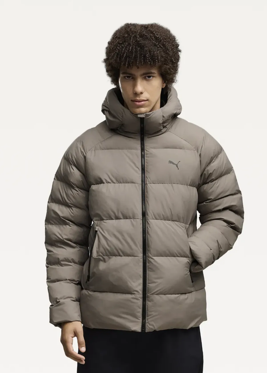 Куртка чоловіча PUMA Mono Hooded Jacket Mouse Gray