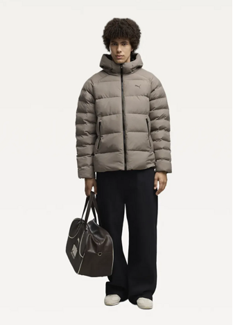 Куртка чоловіча PUMA Mono Hooded Jacket Mouse Gray