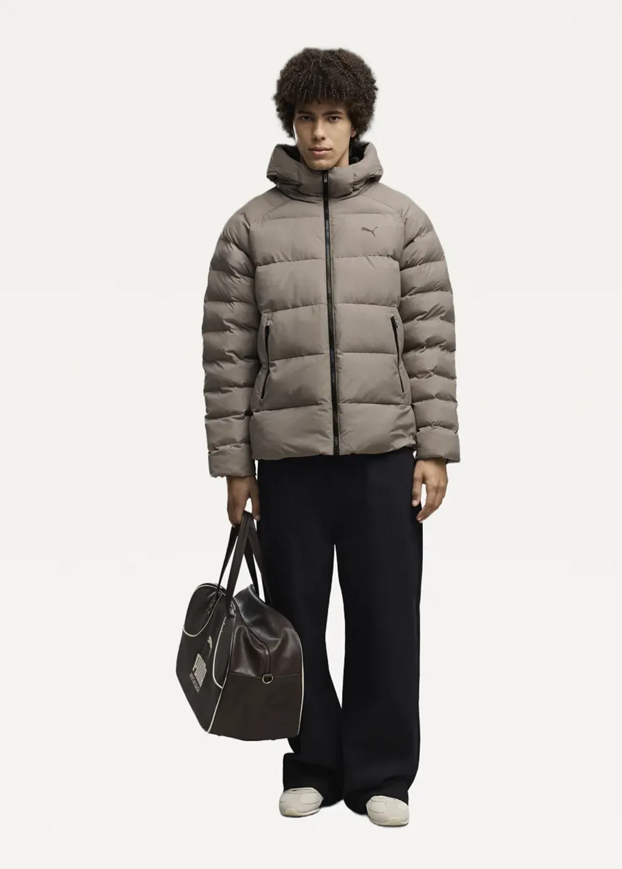 Куртка чоловіча PUMA Mono Hooded Jacket Mouse Gray