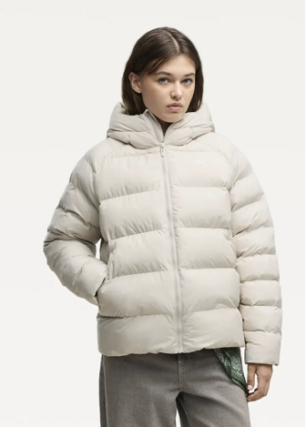 Куртка женская PUMA Mono Hooded Jacket Silver Fog