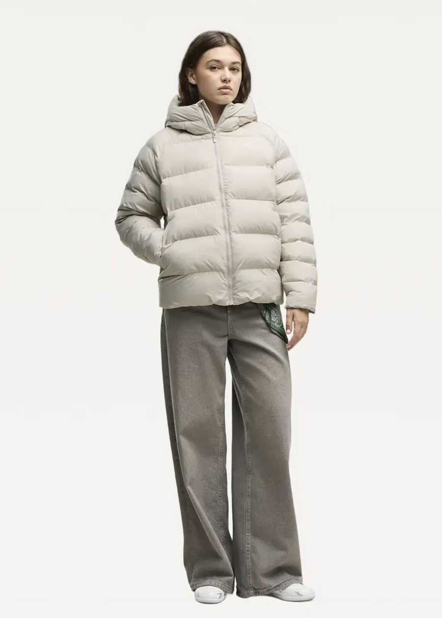 Куртка женская PUMA Mono Hooded Jacket Silver Fog
