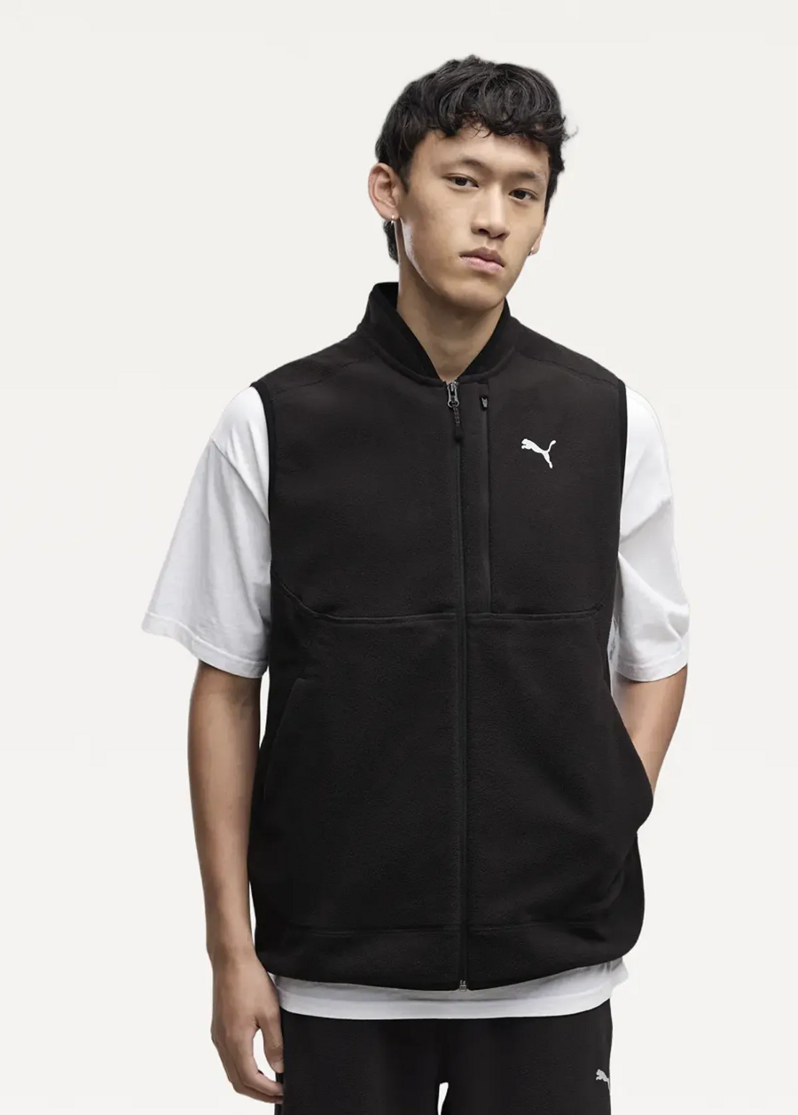 Жилет мужской PUMA PUMATECH Gilet черного цвета