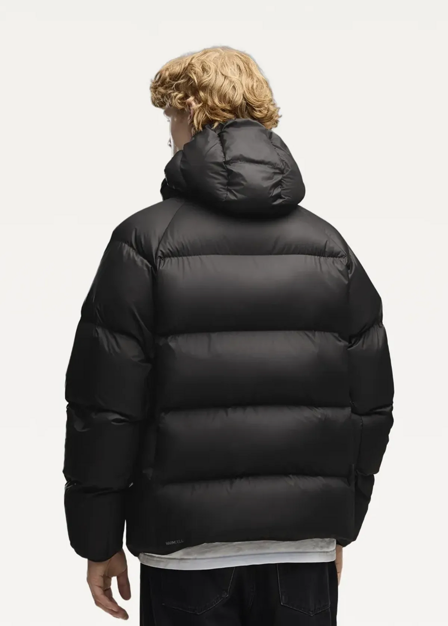 Куртка-пуховик чоловічий PUMA Hooded Down Puffer Jacket M чорного кольору