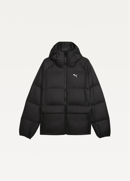 Куртка-пуховик чоловічий PUMA Hooded Down Puffer Jacket M чорного кольору