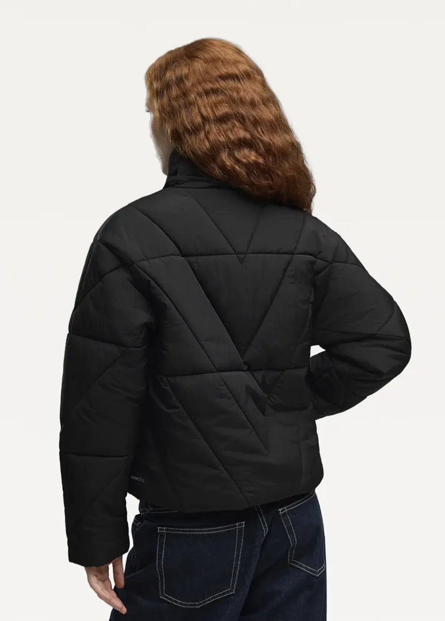Куртка жіноча PUMA Quilted Puffer Jacket W чорного кольору