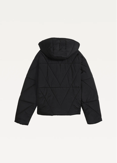 Куртка жіноча PUMA Quilted Puffer Jacket W чорного кольору