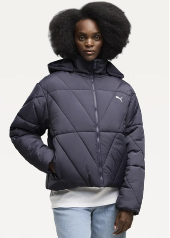 Куртка женская PUMA Quilted Puffer Jacket W Inky Depths