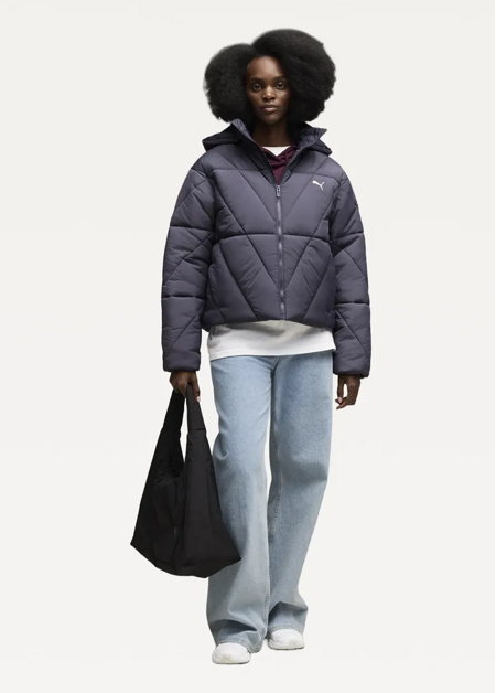 Куртка жіноча PUMA Quilted Puffer Jacket W Inky Depths
