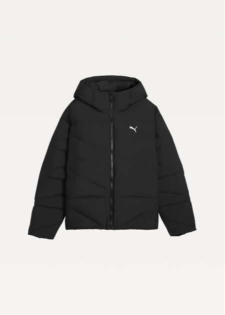 Куртка-пуховик жіночий PUMA Hooded Down Puffer Jacket W чорного кольору
