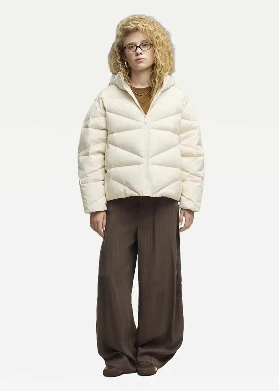 Куртка-пуховик женская PUMA Hooded Down Puffer Jacket W Alpine Snow