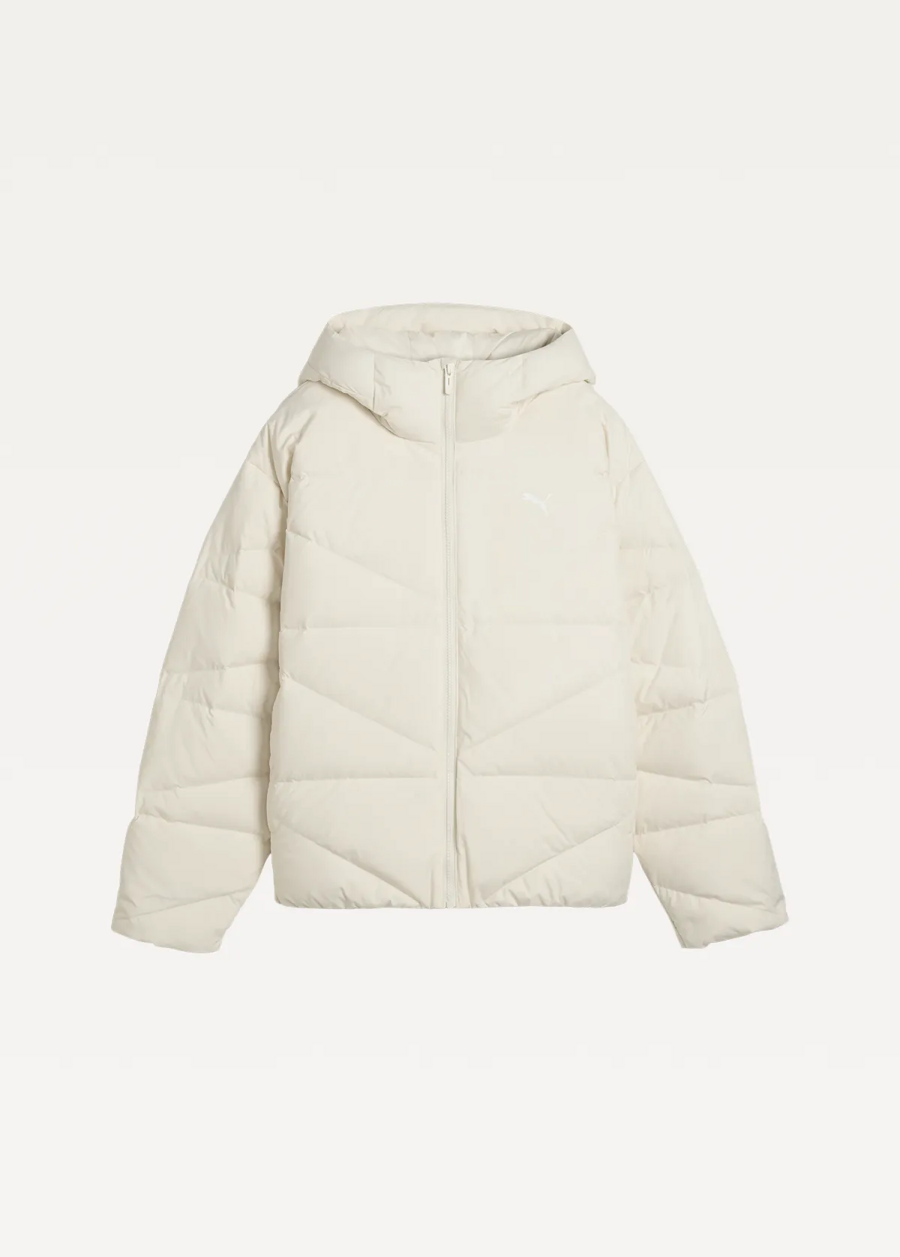 Куртка-пуховик женская PUMA Hooded Down Puffer Jacket W Alpine Snow