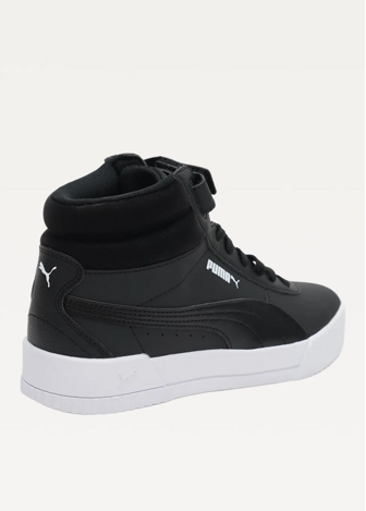 Високі кросівки жіночі PUMA Carina Mid чорного кольору