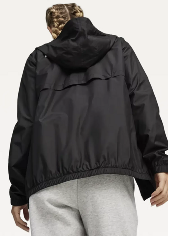 Ветровка женская PUMA ESS Solid Windbreaker черного цвета