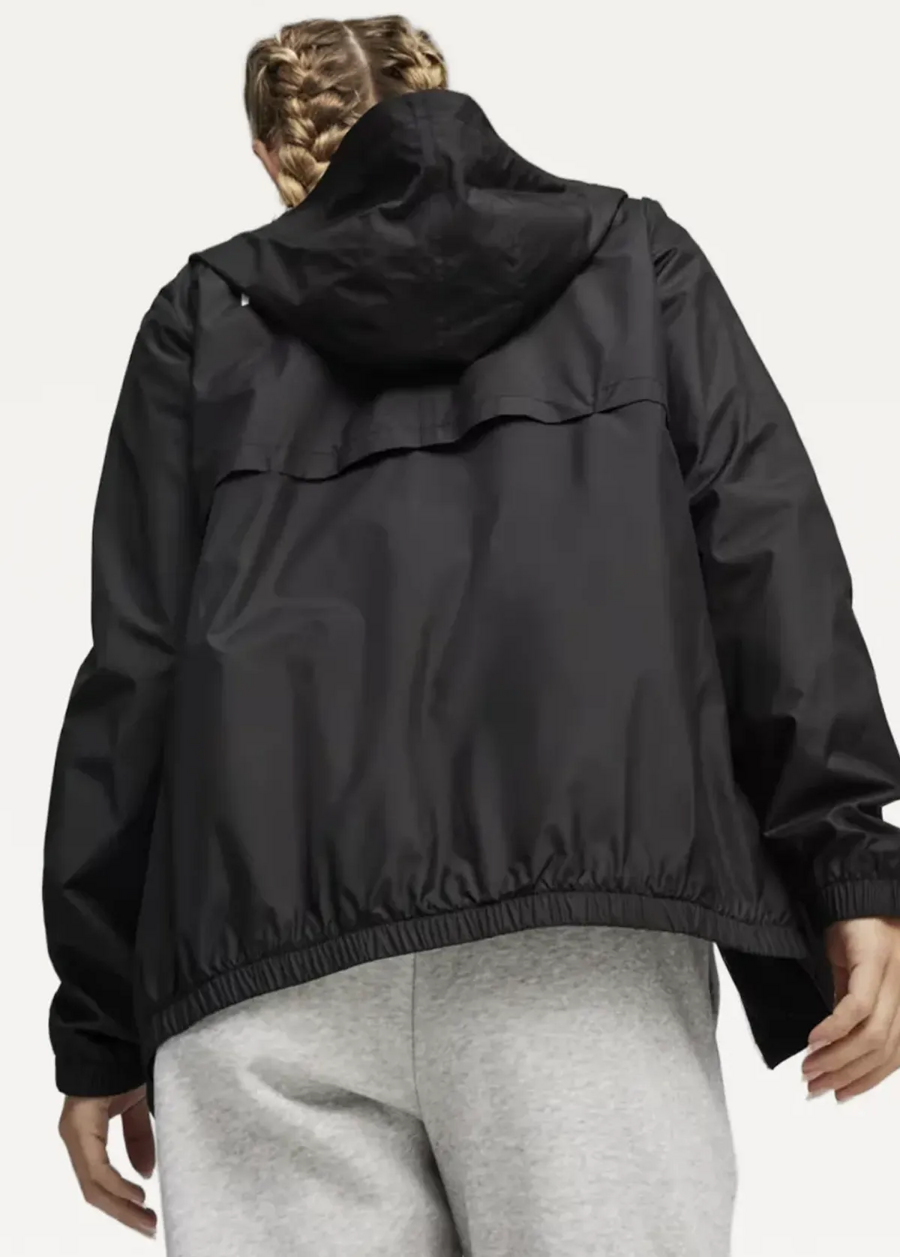 Ветровка женская PUMA ESS Solid Windbreaker черного цвета