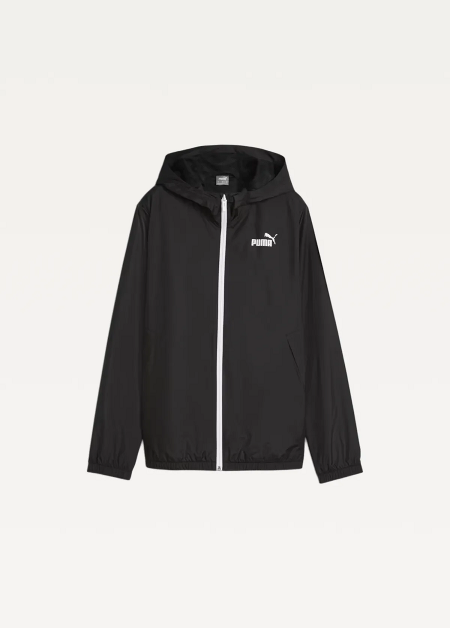 Ветровка женская PUMA ESS Solid Windbreaker черного цвета