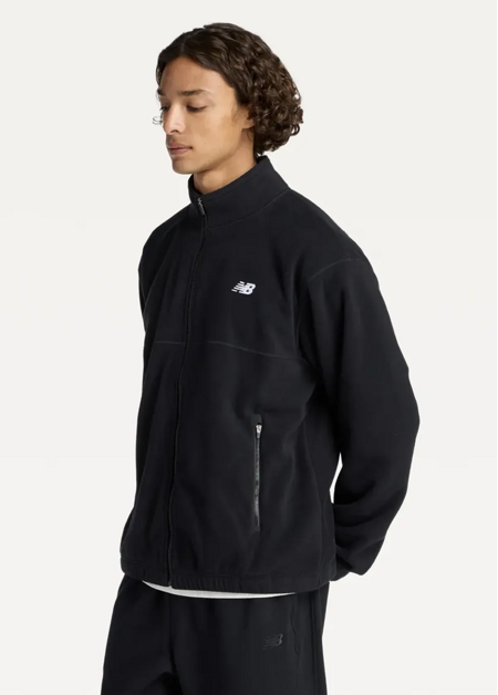 Куртка чоловіча New Balance Polar Fleece Jacket чорного кольору