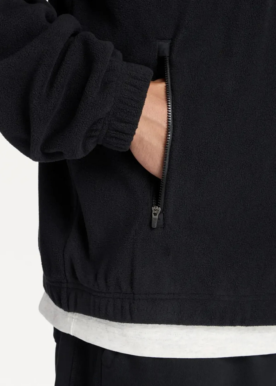 Куртка чоловіча New Balance Polar Fleece Jacket чорного кольору