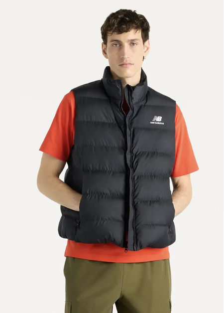 Жилет чоловічий New Balance Boston Puffer Vest чорного кольору