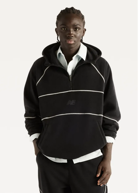 Світшот чоловічий New Balance Trackside Polar Fleece чорного кольору