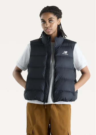 Жилет жіночий New Balance Boston Puffer чорного кольору