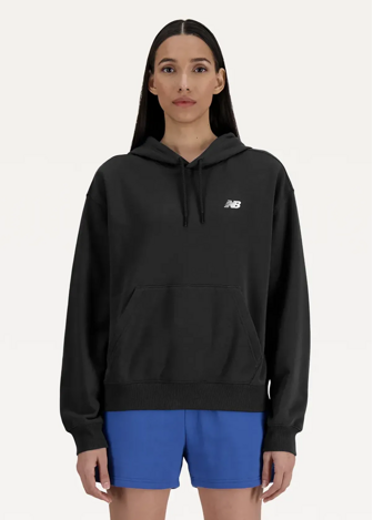 Худі жіноче New Balance Sport Essentials Fleece чорного кольору