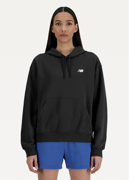 Худі жіноче New Balance Sport Essentials Fleece чорного кольору