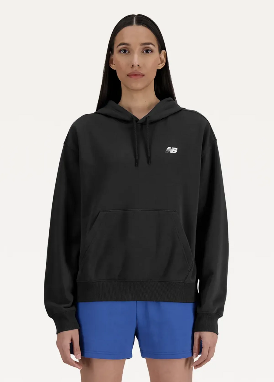 Худі жіноче New Balance Sport Essentials Fleece чорного кольору