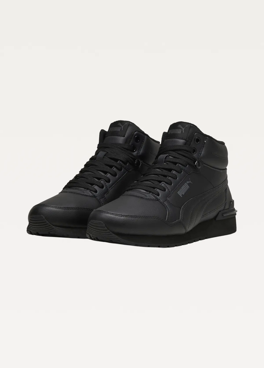 Високі кросівки чоловічі PUMA ST Runner v4 Mid PUMA Black-PUMA Black-Dusky Gray