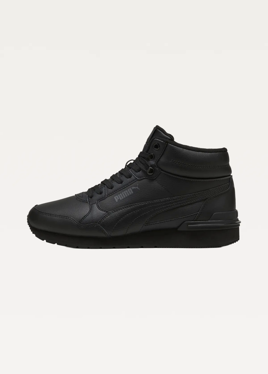 Високі кросівки чоловічі PUMA ST Runner v4 Mid PUMA Black-PUMA Black-Dusky Gray