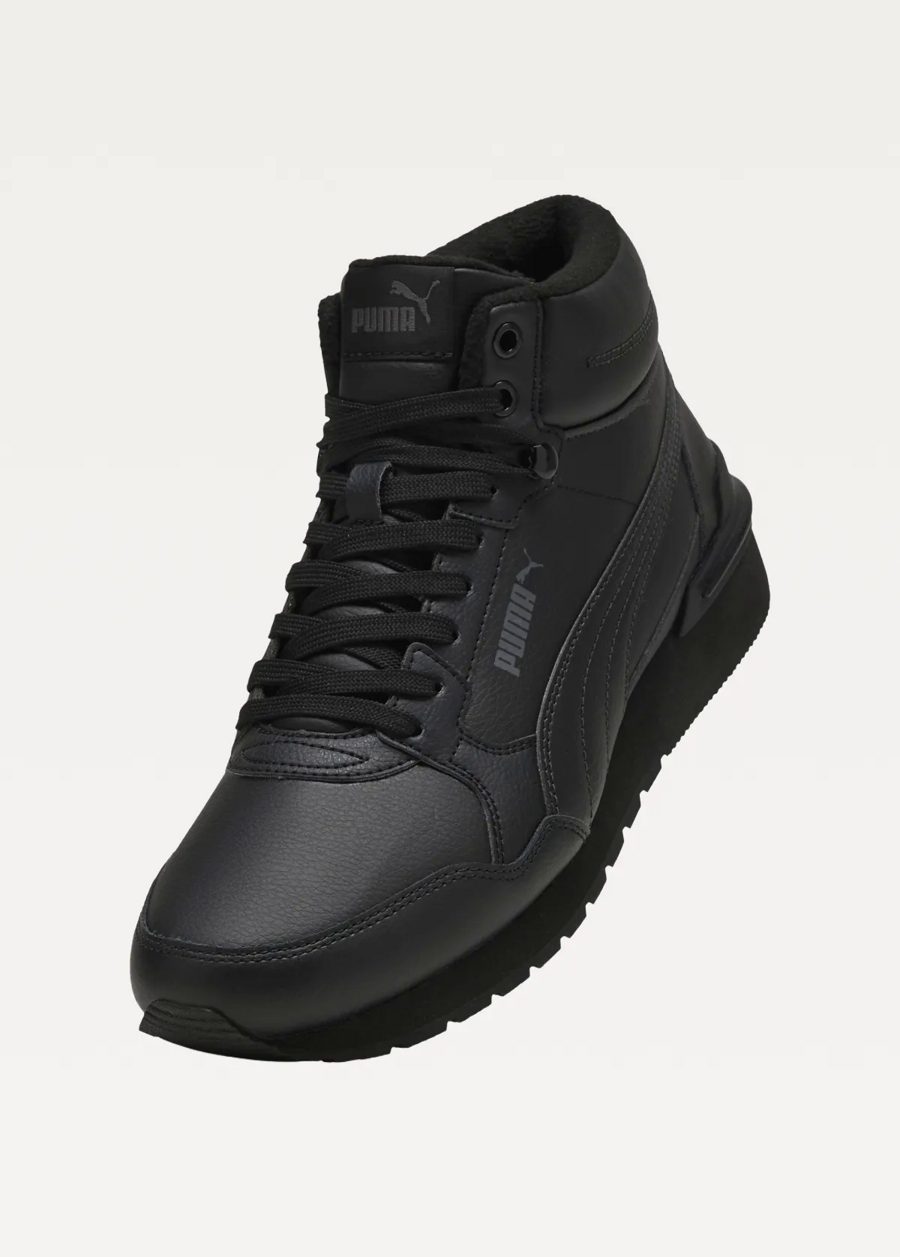 Високі кросівки чоловічі PUMA ST Runner v4 Mid PUMA Black-PUMA Black-Dusky Gray