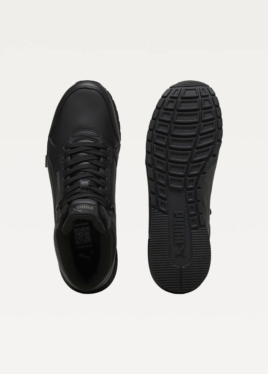 Високі кросівки чоловічі PUMA ST Runner v4 Mid PUMA Black-PUMA Black-Dusky Gray