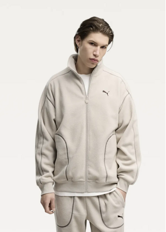 Куртка мужская PUMA ESS ELEVATED Relaxed Winterized Fleece Silver Fog