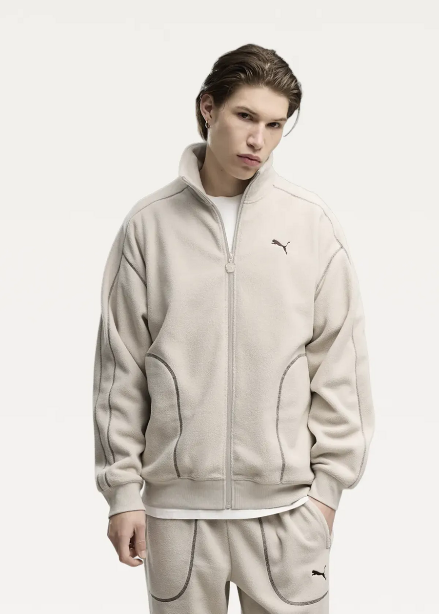 Куртка мужская PUMA ESS ELEVATED Relaxed Winterized Fleece Silver Fog