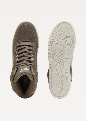 Високі кросівки чоловічі PUMA Shuffle Downtown Mid WTR Flat Bronze-Desert Dust-PUMA Gold