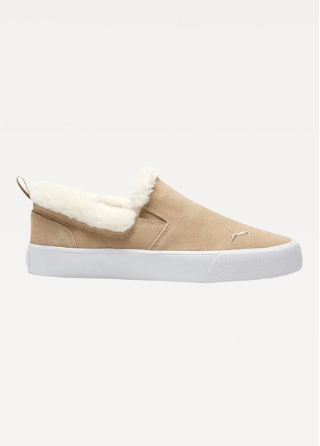 Сліпони жіночі PUMA Bari Comfort Shearling Prairie Tan-Whisper White