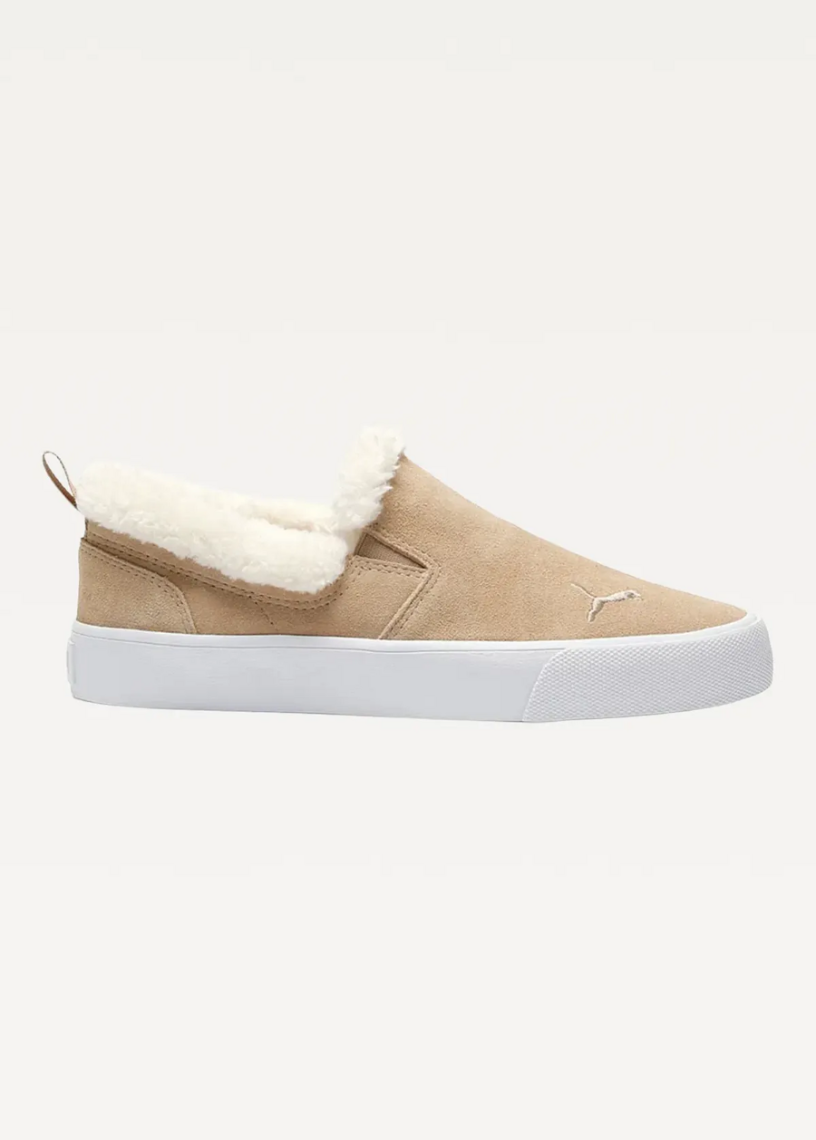 Сліпони жіночі PUMA Bari Comfort Shearling Prairie Tan-Whisper White