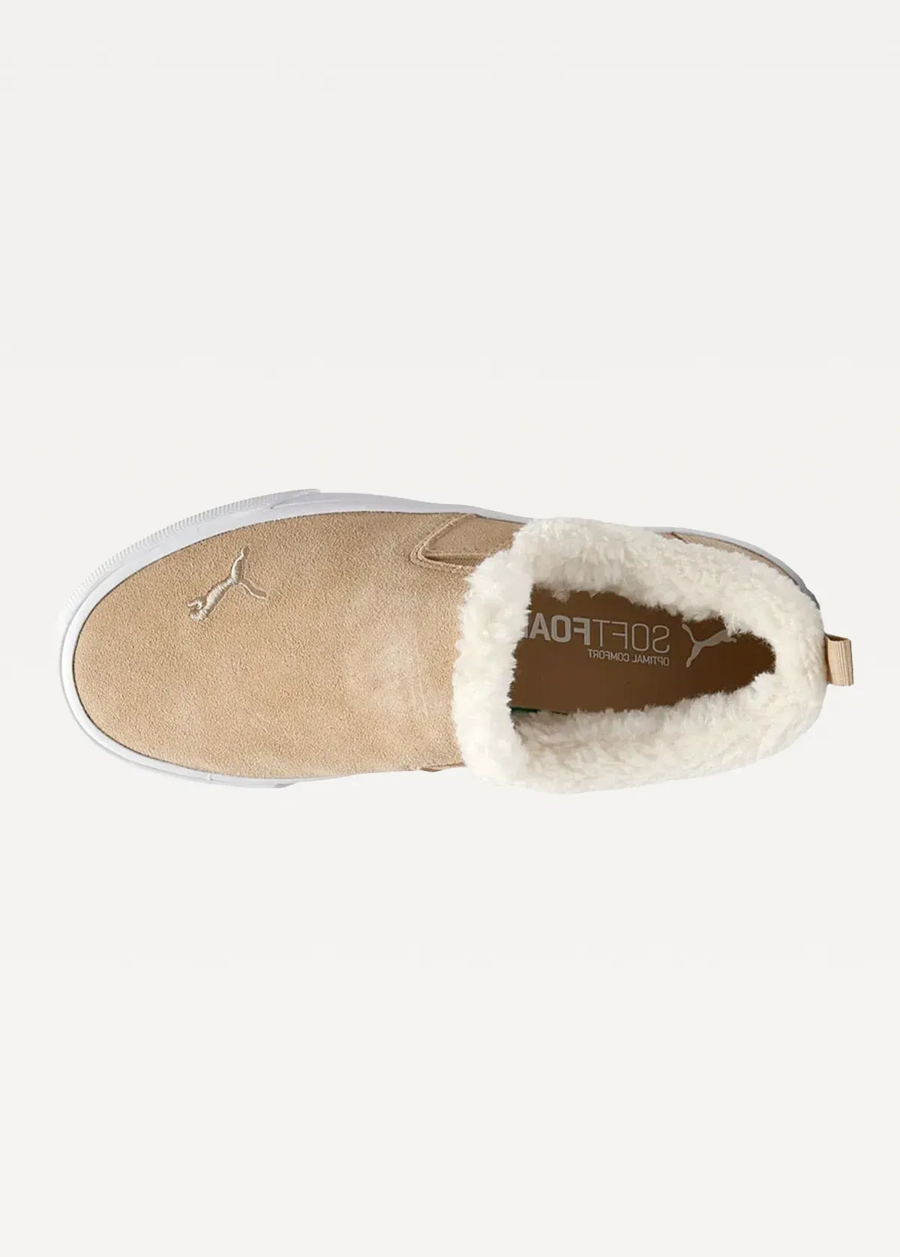 Сліпони жіночі PUMA Bari Comfort Shearling Prairie Tan-Whisper White