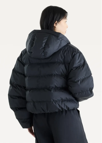Куртка-пуховик жіноча New Balance Boston Puffer чорного кольору, фото 3