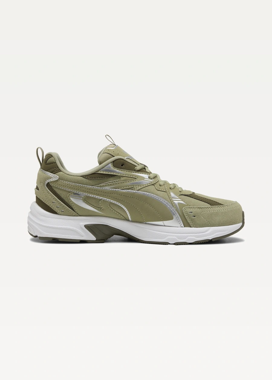 Кросівки PUMA Milenio tech SD Unisex Lux Army-PUMA Silver-Loden