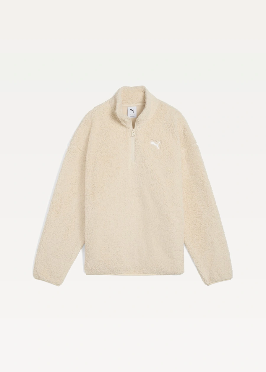 Світшот жіночий PUMA ESS ELEVATED Half-Zip Crew Alpine Snow