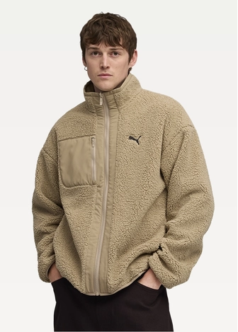 Куртка чоловіча PUMA Reversible Sherpa Jacket Ice Coffee