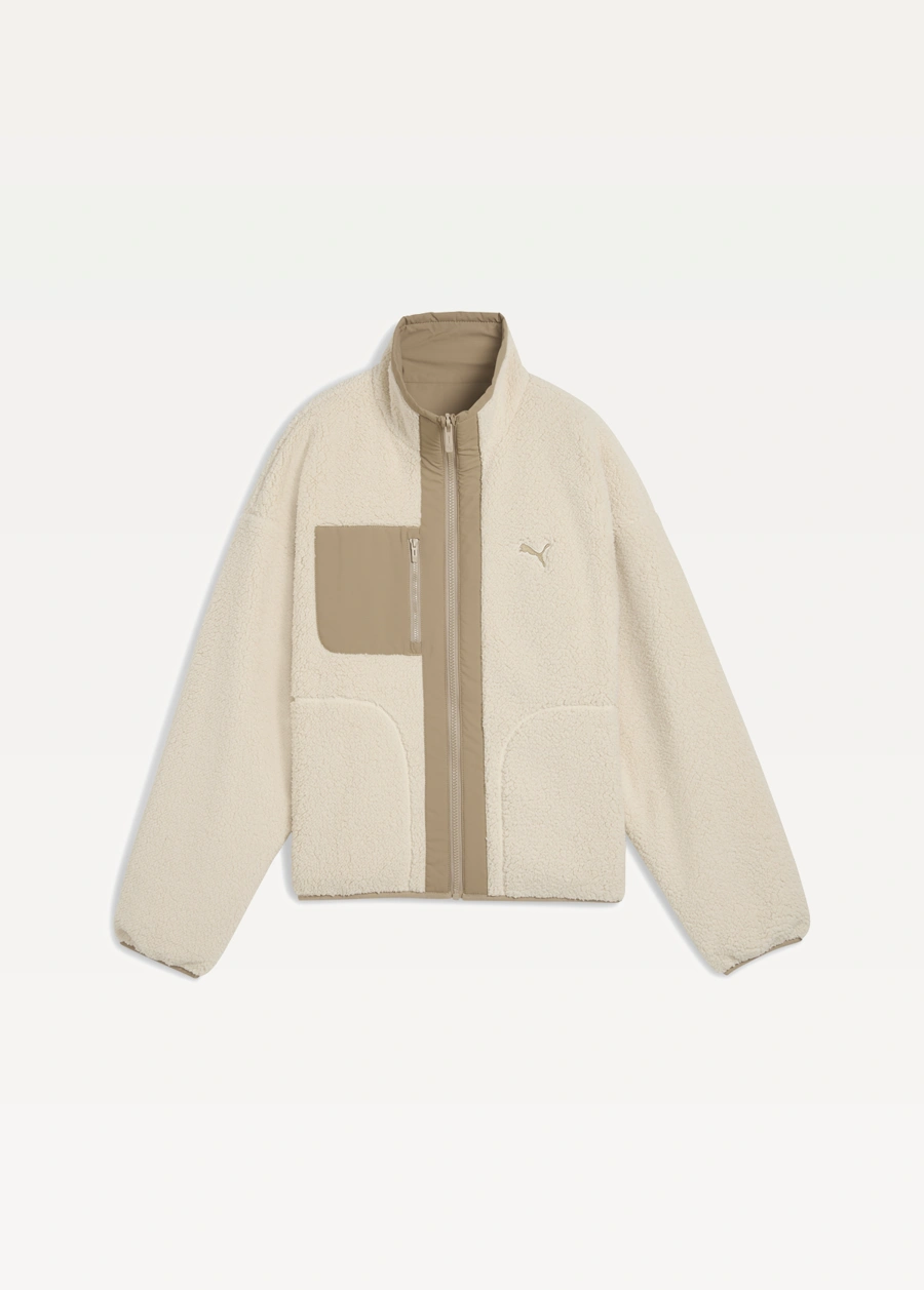 あま Куртка жіноча PUMA Reversible Sherpa Jacket Alpine Snow | Купити в