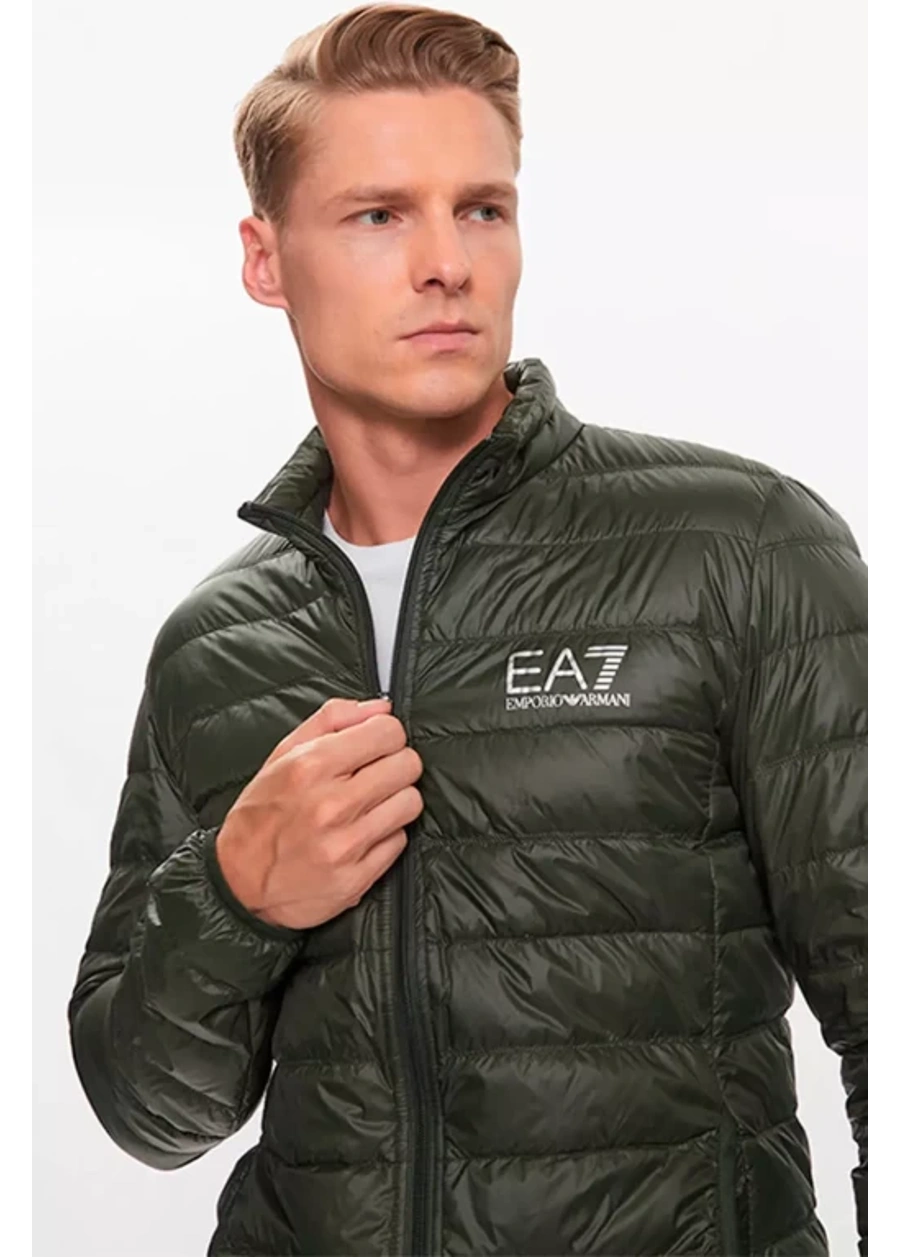 Куртка чоловіча EA7 Emporio Armani Down Jacket колір хакі 8NPB01